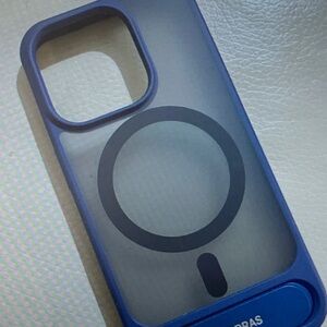 Blue MagSafe Compatible Phone Case by